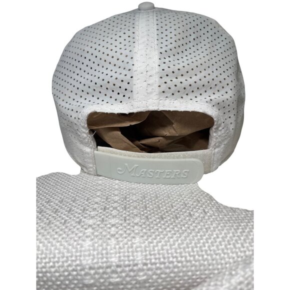 PGA Golf Masters Tournament 2024 White Adjustable Golf Cap - Picture 3 of 6